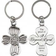 6pk -KEYRING METAL LEGEND OF DOGWOO - Pack of 6