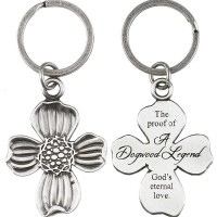 6pk -KEYRING METAL LEGEND OF DOGWOO - Pack of 6