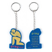 6pk -KEYRING PVC MAN - PRAY - Pack of 6 6pk -KEYRING PVC MAN - PRAY - Pack of 6