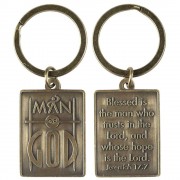 6pk -KYRING BLESSED IS THE MAN JER.17:7 METAL - Pack of 6 6pk -KYRING BLESSED IS THE MAN JER.17:7 METAL - Pack of 6