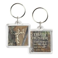 6pk -KEYRING ACRYLIC TRUTH HUNTER - Pack of 6