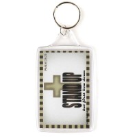 6pk -KEYRING ACRYLIC LG STAND UP - Pack of 6 6pk -KEYRING ACRYLIC LG STAND UP - Pack of 6