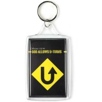 6pk -KEYRING ACRYLIC LG GOD ALLOWS - Pack of 6 6pk -KEYRING ACRYLIC LG GOD ALLOWS - Pack of 6