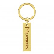 6pk -KEYRING MOMMY GOLD ZINC AL - Pack of 6