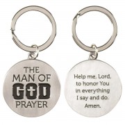 6pk -KEYRING MAN OF GOD ZINC AL - Pack of 6