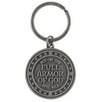 6pk -KEYRING FULL ARMOR OF GOD ANT SIL ZINC A - Pack of 6 6pk -KEYRING FULL ARMOR OF GOD ANT SIL ZINC A - Pack of 6