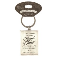 6pk -I CAN DO ALL THINGS PHIL.4:13 KEYRING - Pack of 6 6pk -I CAN DO ALL THINGS PHIL.4:13 KEYRING - Pack of 6