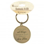 6pk -Keyring All Things Work Rom.8:28 - Pack of 6