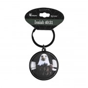 6pk -Keyring Eagle Isaiah 40:31 - Pack of 6