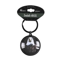 6pk -Keyring Eagle Isaiah 40:31 - Pack of 6