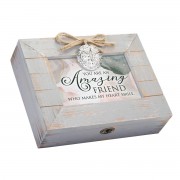 Locket Music Box Amazing Friend Grey Locket Music Box Amazing Friend Grey