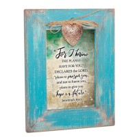 2pk -Jeremiah 29:11 Tabletop Wood Photo Frame - (Pack of 2) 2pk -Jeremiah 29:11 Tabletop Wood Photo Frame - (Pack of 2)