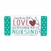 3pk -LIC PLT NURSE CARE FOR ONE MTL 12"X6" - Pack of 3 3pk -LIC PLT NURSE CARE FOR ONE MTL 12"X6" - Pack of 3