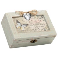 PETITE MUSIC BOX DISTRESS LOCKET SISTER