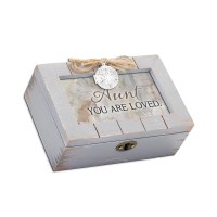 PETITE MUSIC BOX LOCKET AUNT LOVED PETITE MUSIC BOX LOCKET AUNT LOVED