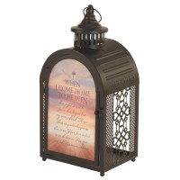 Lantern When I Come Home Black 16.5in