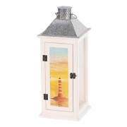 Lantern Lighthouse John 12:46 White 17H Lantern Lighthouse John 12:46 White 17H