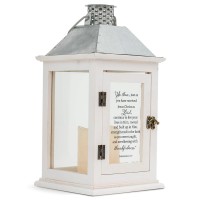 Lantern So Then Col. 2:6-7 Small White