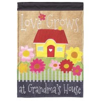 2pk -Flag Grandmas House Polyester 29x42 - (Pack of 2)