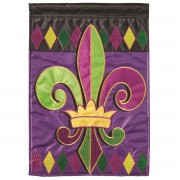 2pk -Flag Regal Fleur-De-Lis Polyester 29x42 - (Pack of 2)