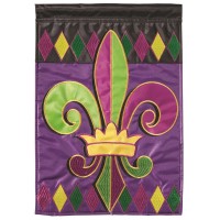 2pk -Flag Regal Fleur-De-Lis Polyester 29x42 - (Pack of 2)