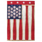 2pk -Flag Baseball 29x42 - (Pack of 2) 2pk -Flag Baseball 29x42 - (Pack of 2)
