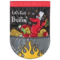 2pk -Flag Lets Get Boiling 29x42 - (Pack of 2)