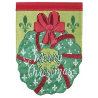 2pk -Flag Christmas Wreath 29x42 - (Pack of 2)