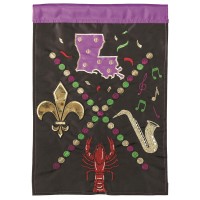 2pk -Flag Louisiana Celebration 29x42 - (Pack of 2)