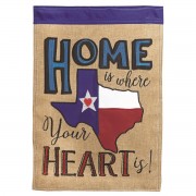 2pk -Flag Texas Heart Polyester 29x42 - (Pack of 2) 2pk -Flag Texas Heart Polyester 29x42 - (Pack of 2)