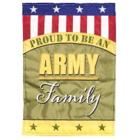2pk -Flag Army Family Polyester 29x42 - (Pack of 2)