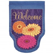 2pk -Flag Gerbers Welcome Polyester 29x42 - (Pack of 2)