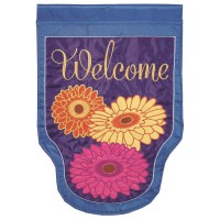 2pk -Flag Gerbers Welcome Polyester 29x42 - (Pack of 2)