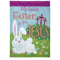 2pk -Flag Silly Rabbit Polyester 29x42 - (Pack of 2)