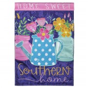 2pk -Flag Home Sweet Southern Polyester 29x42 - (Pack of 2) 2pk -Flag Home Sweet Southern Polyester 29x42 - (Pack of 2)