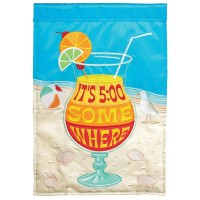 2pk -Flag Hurricane Its 5:00 Polyester 29x42 - (Pack of 2)