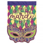 2pk -Flag Mardi Gras Mask 29x42 - (Pack of 2) 2pk -Flag Mardi Gras Mask 29x42 - (Pack of 2)
