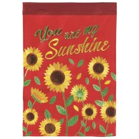 2pk -Flag Sunflowers You Are Sunshine 29x42 - (Pack of 2)