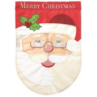 2pk -Flag Santa Merry Christmas 29x42 - (Pack of 2)