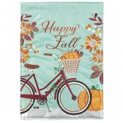2pk -Flag Happy Fall Bicycle 29x42 - (Pack of 2) 2pk -Flag Happy Fall Bicycle 29x42 - (Pack of 2)