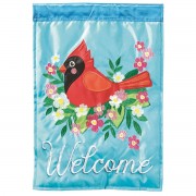 2pk -Flag Welcome Cardinal Polyester 29x42 - (Pack of 2)
