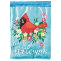 2pk -Flag Welcome Cardinal Polyester 29x42 - (Pack of 2)