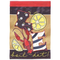 2pk -Flag Love Boil Dat! Burlap 29x42 - (Pack of 2)