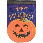 2pk -Flag Happy Halloween Jackolantern 29x42 - (Pack of 2) 2pk -Flag Happy Halloween Jackolantern 29x42 - (Pack of 2)