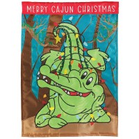 2pk -Flag Merry Cajun Christmas 29x42 - (Pack of 2)