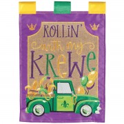 2pk -Flag Rollin With My Krewe Truck 29x42 - (Pack of 2) 2pk -Flag Rollin With My Krewe Truck 29x42 - (Pack of 2)