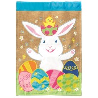 2pk -Flag Bunny Polyester 29x42 - (Pack of 2)