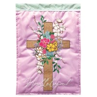 2pk -Flag Hallelujah Cross Cotton 29x42 - (Pack of 2)