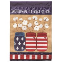 2pk -Flag Cotton Southern By Grace 29x42 - (Pack of 2)