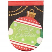 2pk -Flag Merry Christmas Ornament 29x42 - (Pack of 2) 2pk -Flag Merry Christmas Ornament 29x42 - (Pack of 2)
